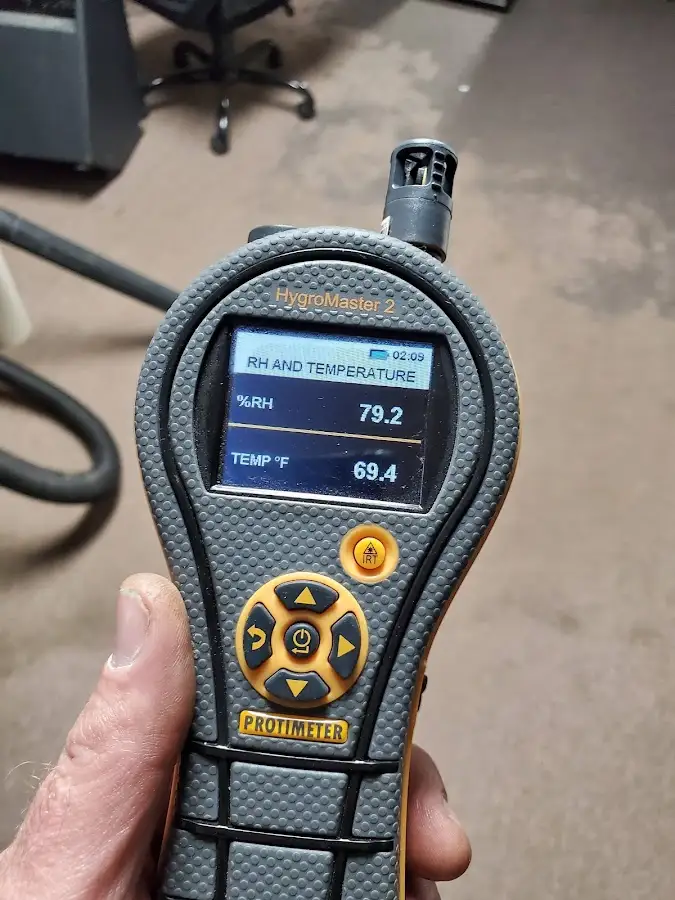 Moisture meter humidity assessment for Fire & Smoke Damage Restoration in Rothschild